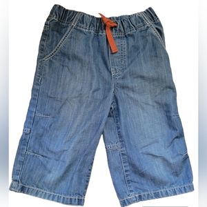 Boys Mini Boden Denim Board Shorts - Size 9 / 9Y